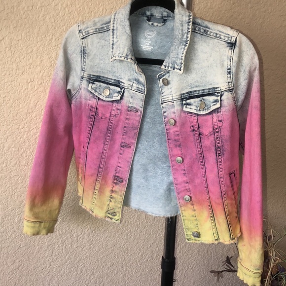 Wonder Nation Tye Dye Jeans Jacket - Picture 3 of 5